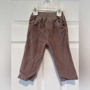 JoJo Maman Bébé 12-18 Months Brown Corduroy Pants Baby/Toddler Classic Cozy